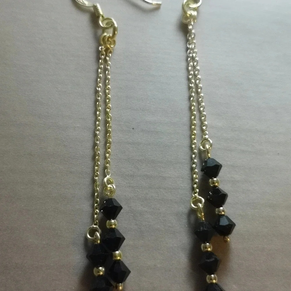 Dangle  925 earrings - Picture 3 of 3